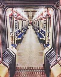 Interior of empty tunnel