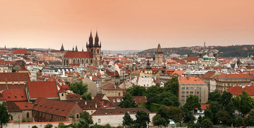 View on the prague, czech republic