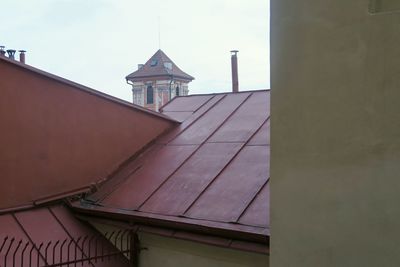 Roof of building against sky