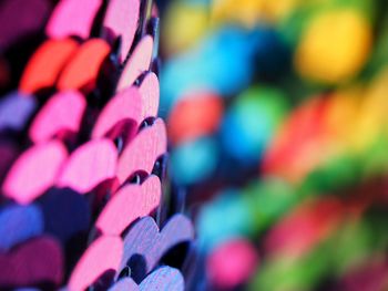 Full frame shot of multi colored pencils