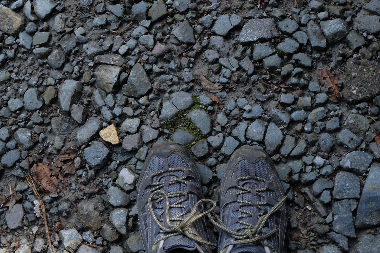 LOW SECTION OF STONES ON ROCK