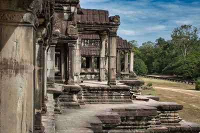 Angkor wat in siem reap,cambodia is the largest religious monument in the world