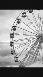 Low angle view of ferris wheel