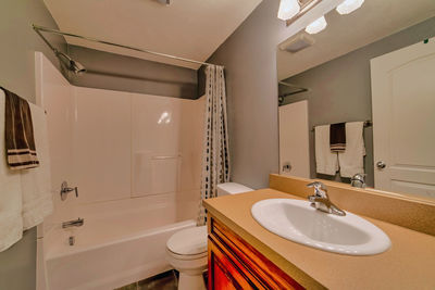 View of bathroom at home