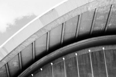 Low angle view of bridge against sky