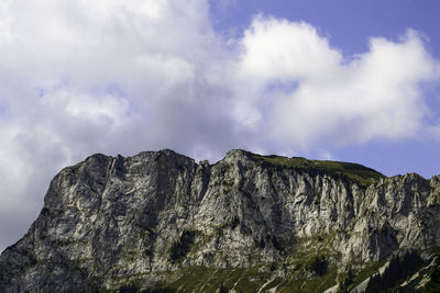 Scenic view of rocky mountains against sky