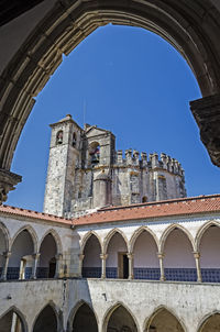 Low angle view of historical building