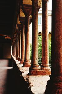 Corridor of historic building