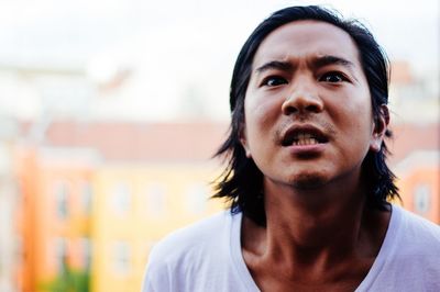 Portrait of young woman