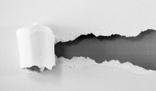 Close-up of ice cream against white background