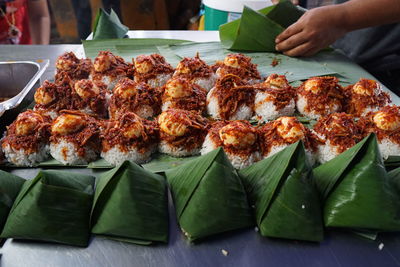 Nasi lemak breakfast