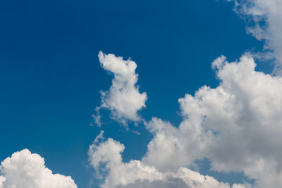 Low angle view of clouds in sky