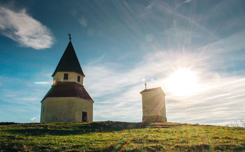 Church against sky