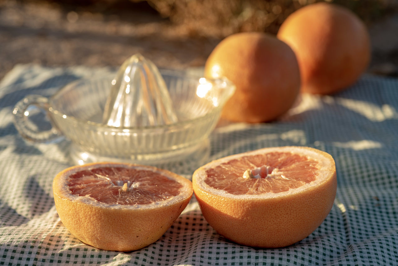 CLOSE-UP OF ORANGE FRUITS IN BOWL