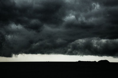 Low angle view of cloudy sky