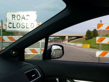 Car on road