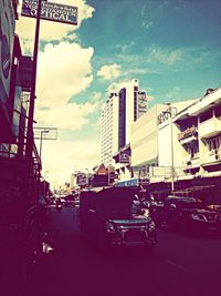 View of buildings in city