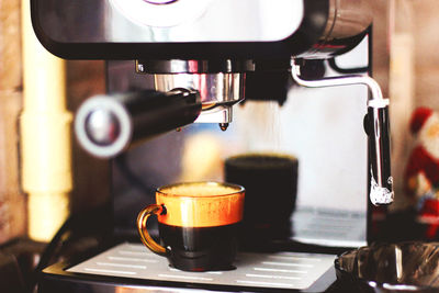 Close-up of coffee cups