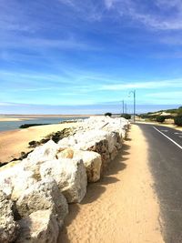 Scenic view of calm sea against sky