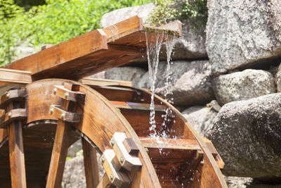 Fountain in front of built structure