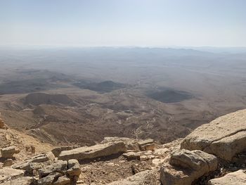 Aerial view of landscape against sky