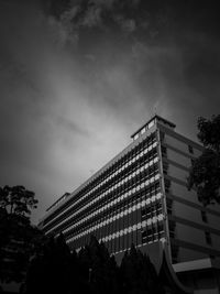 Low angle view of building against sky