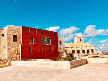 Castle against blue sky