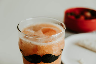 Close-up of coffee on table