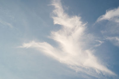 Low angle view of clouds in sky