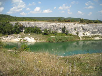 Scenic view of landscape against sky