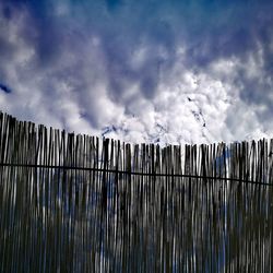 Low angle view of cloudy sky