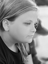 Close-up of young woman