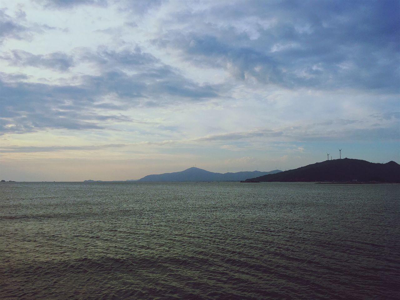 tranquil scene, sky, tranquility, scenics, beauty in nature, nature, cloud - sky, water, outdoors, sea, no people, idyllic, waterfront, mountain, sunset, travel destinations, day