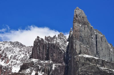 Low angle view of blue sky