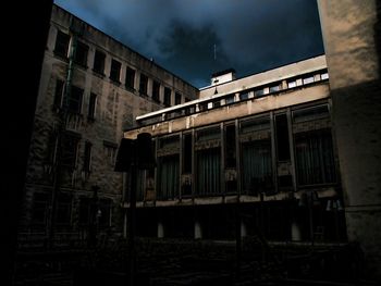 Low angle view of building against sky