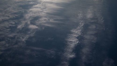 Low angle view of cloudy sky