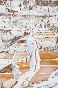 View of salt pans