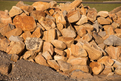 Full frame shot of rocks