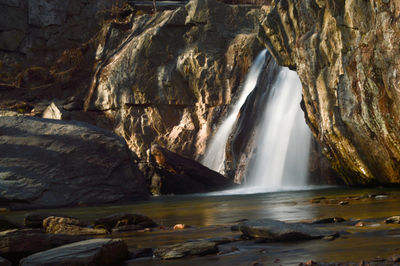 View of waterfall