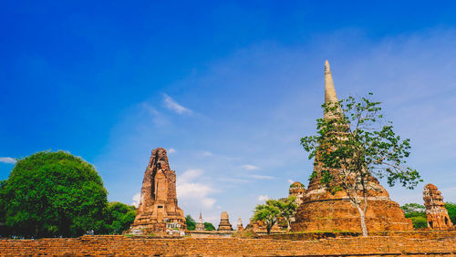 View of temple building against sky