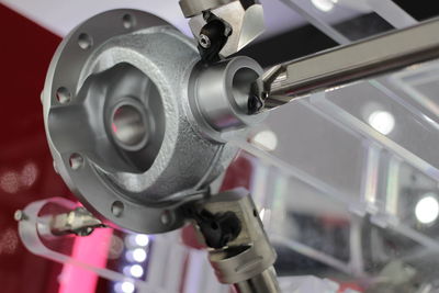Close-up of machine part