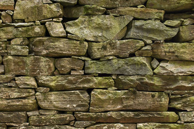 Full frame shot of stone wall