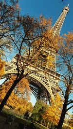 Low angle view of built structure against the sky