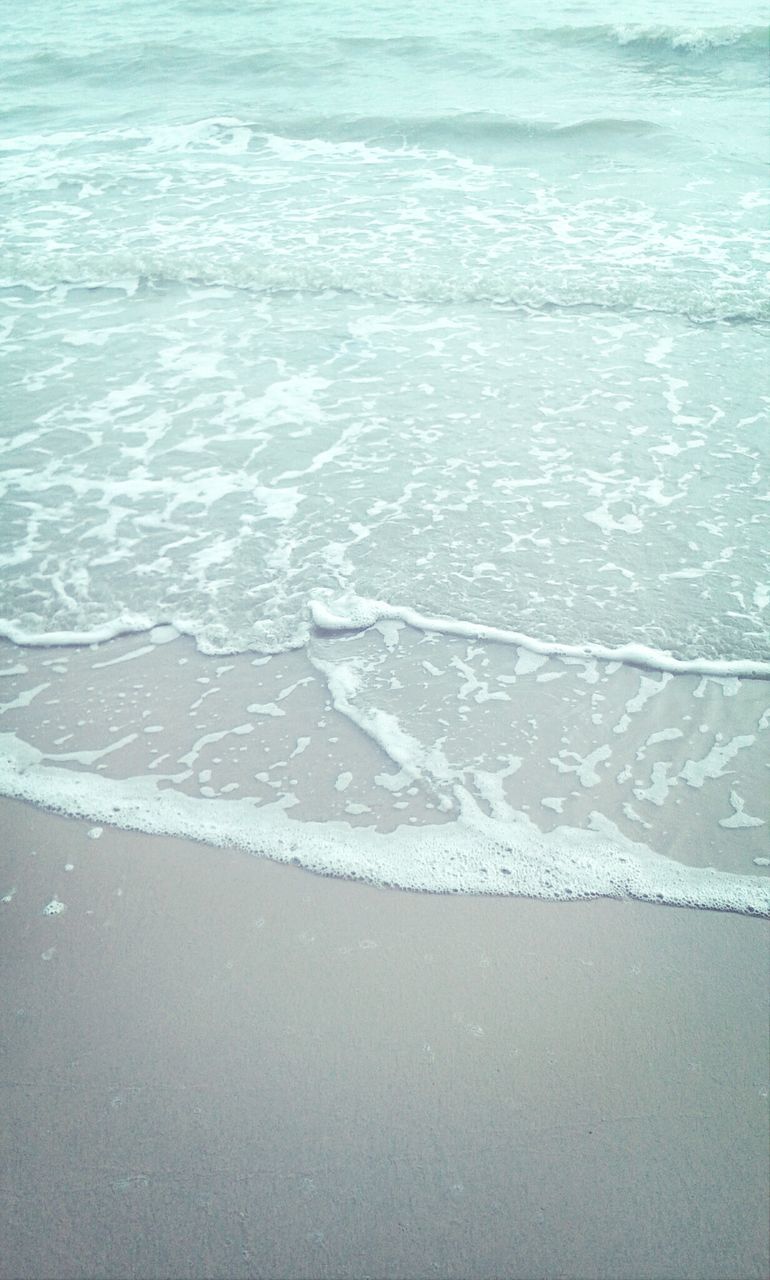 water, full frame, backgrounds, high angle view, pattern, sand, beach, nature, close-up, sea, cold temperature, tranquility, beauty in nature, rippled, ice, blue, no people, day, wet, footprint