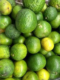 Full frame shot of fruits in market