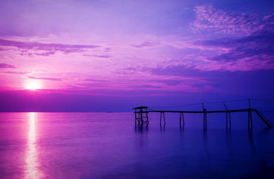 Violet sunrise