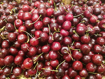 Full frame shot of strawberries