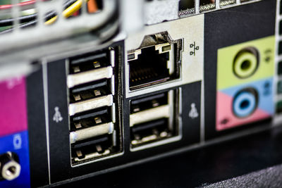 Close-up of computer keyboard