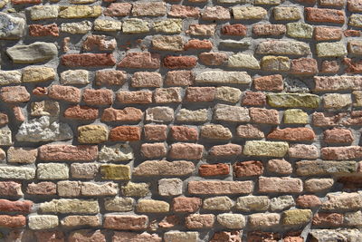 Full frame shot of stone wall