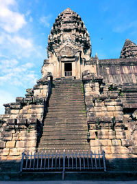 Low angle view of historical building against sky